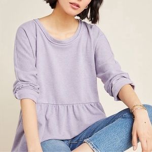 Anthropologie Oversized Peplum top